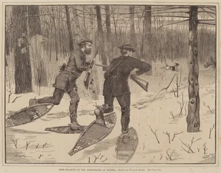 Chasse au cerf dans les Adirondacks en hiver