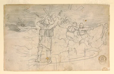 Dessin, Lumière rouge, probablement 1883