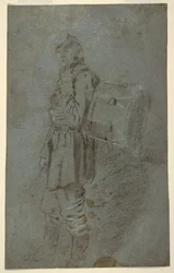 Dessin, vue latérale d