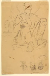 Dessin, Croquis des campements de l