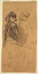 Dessin, deux études d