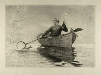 Pêche à la mouche, lac Saranac