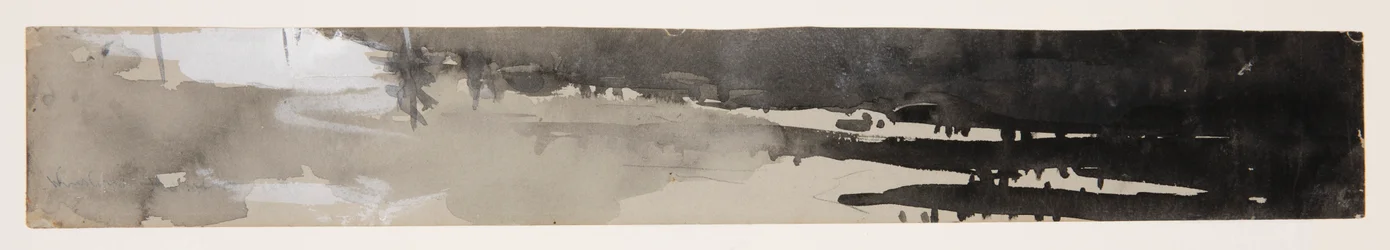 Fragment de "Pêche à la truite, lac Saint-Jean, Québec"