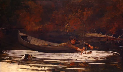 Chien et chasseur