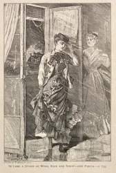 Une tempête de vent, de pluie et d