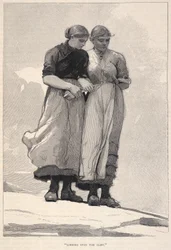 Looking Over The Cliff, extrait du Century Magazine, novembre 1883