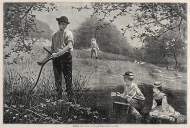 Faire les foins, 1872