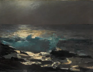 Clair de lune, phare de Wood Island, 1894
