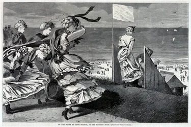 Sur la falaise de Long Branch, à l