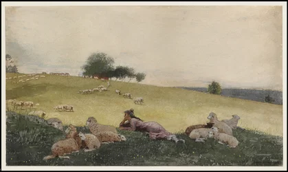 Bergère de la ferme de Houghton, 1878