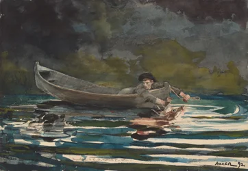 Esquisse pour Chien et Chasseur, 1891-1892