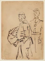 Croquis de soldats