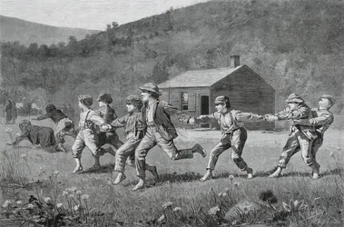 Snap-the-Whip, du Harpers Weekly, 20 septembre 1873