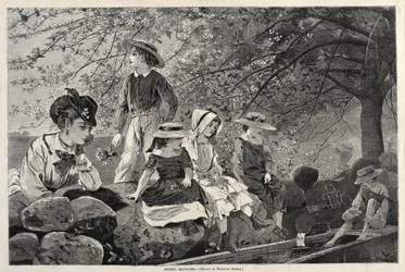 Fleurs de printemps, 1870