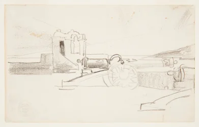 Étude pour "Projecteur, entrée du port, Santiago de Cuba"