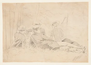 Étude pour "La partie de pêche"