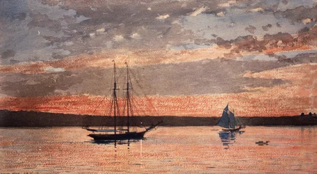 Coucher de soleil à Gloucester