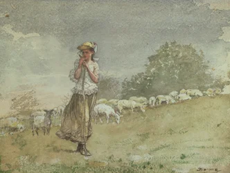 Garder les Moutons, Ferme de Houghton, c.1878-79