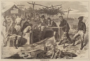 Action de Grâce au Camp, publié en 1862