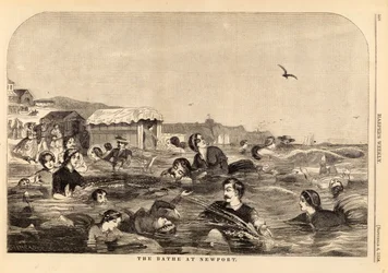 The Bathe [sic] at Newport, extrait de Harper