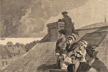 La bataille de Bunker Hill - Regarder le combat depuis Cobb
