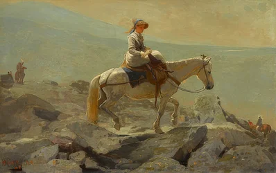Le sentier des brides, Montagnes Blanches. 1868