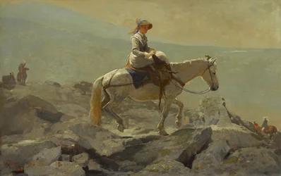 Le sentier des brides, Montagnes Blanches, 1868