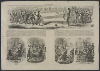 Le match entre les Sophs et les Freshmen, 1857