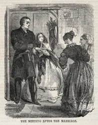 La rencontre après le mariage, 1860
