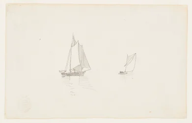 Goélette à deux mâts