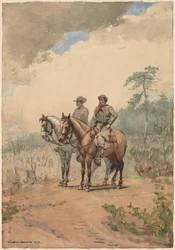 Deux éclaireurs, 1887