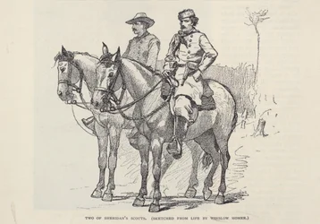 Deux des scouts de Sheridan, extrait du Century Magazine, novembre 1887