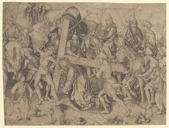 Le Christ portant la Croix, copie, 15ème siècle.