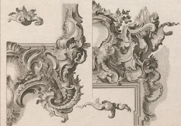 Suggestion pour la décoration du coin inférieur droit et du coin supérieur droit d