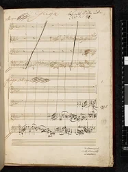 Adagio et Fugue en ut mineur, K. 546, Add. 28996 f.3r