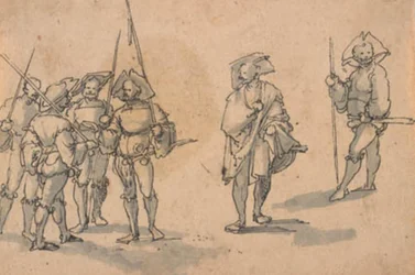 Six lansquenets