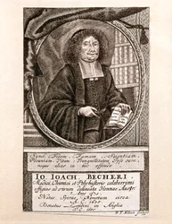 Portrait de Johann Joachim Becher (gravure)