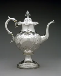 Théière, vers 1845-1872 (argent)