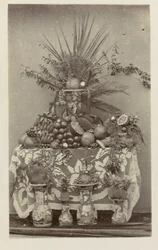 Nature morte de fruits tropicaux