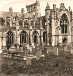 Abbaye de Melrose, Melrose, Écosse, 1896