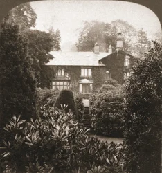 Rydal Mount, maison de William Wordsworth, Lake District, Angleterre, 1903