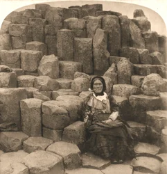 La chaise aux souhaits, Chaussée des Géants, Irlande, 1897