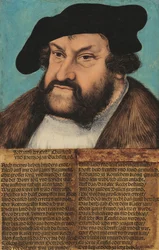 French : Johann der Beständige, Electeur de Saxe (1486-1532) Johann the Steadfast. Électeur de Saxe (1486-1532)