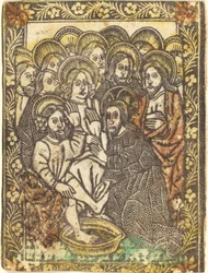 Le Christ lavant les pieds des Apôtres