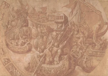 La Bataille navale dans le golfe du Morbihan, 16ème siècle