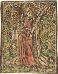 Sainte Dorothée, vers 1480