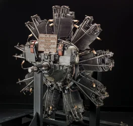 Wright Whirlwind J-4B, vol au pôle Nord de Byrd, moteur radial 9, vers 1926