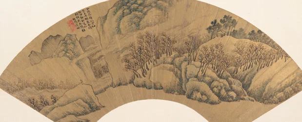 Falaise verte avec érables rouges, 1603