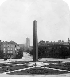 Karolinenplatz, Munich, Allemagne, vers 1900