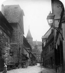 Le Tiergartnertor, Nuremberg, Allemagne, vers 1900